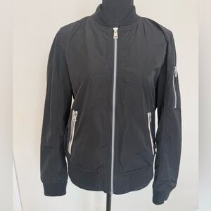 Levi’s Black Bomber Jacket | Size M | Zip Front Flight Jacket